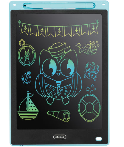 Tablet de desenho/escrita XO Design V01, 10 polegadas, azul