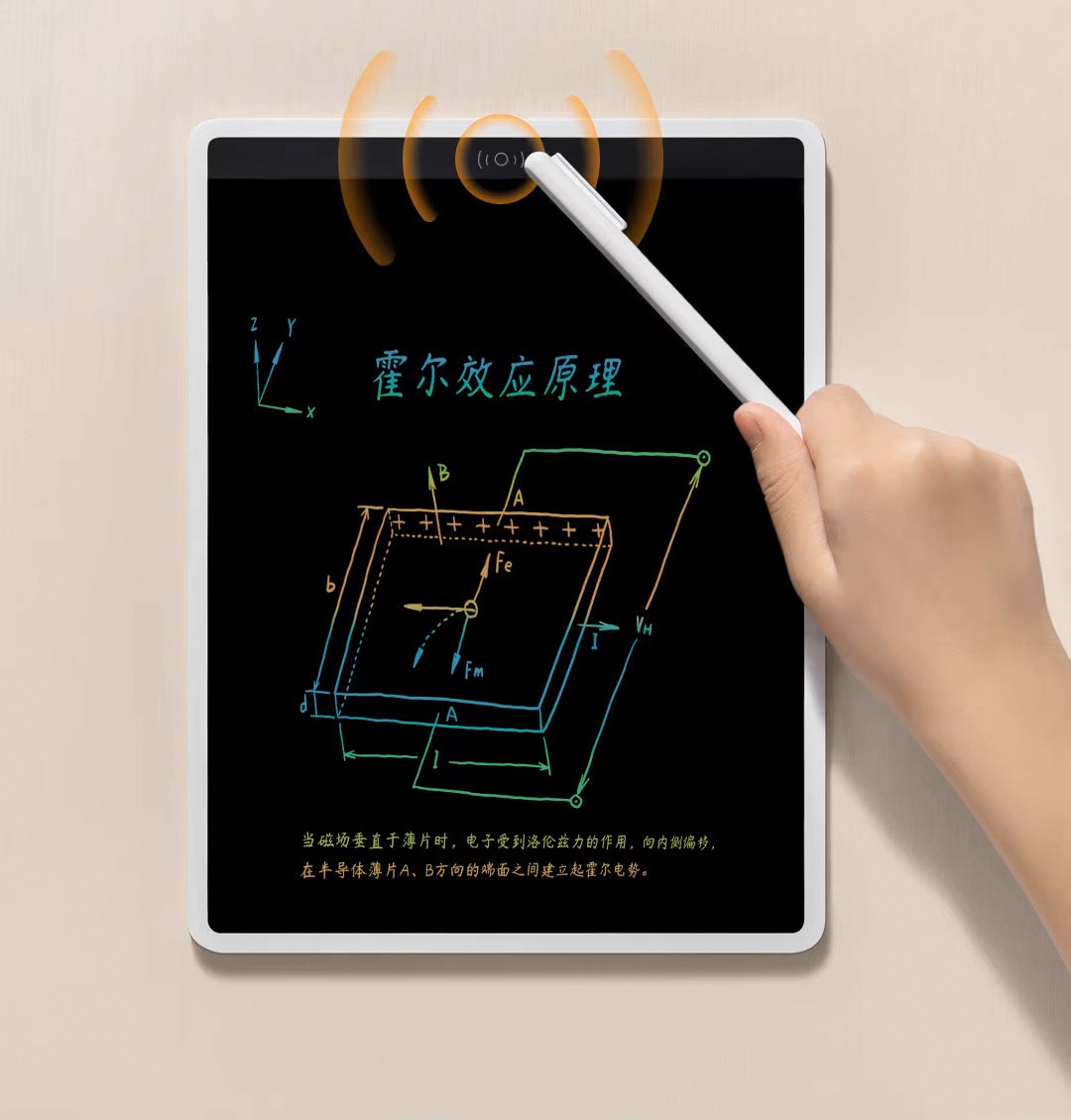 Xiaomi Color Edition Drawing / Writing Tablet, 13.5inch, White BHR7278GL