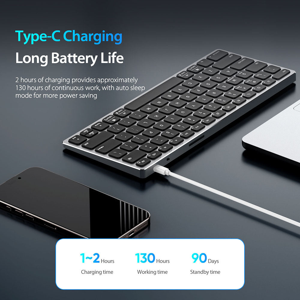 Teclado Bluetooth DUX DUCIS LK Mini, Branco