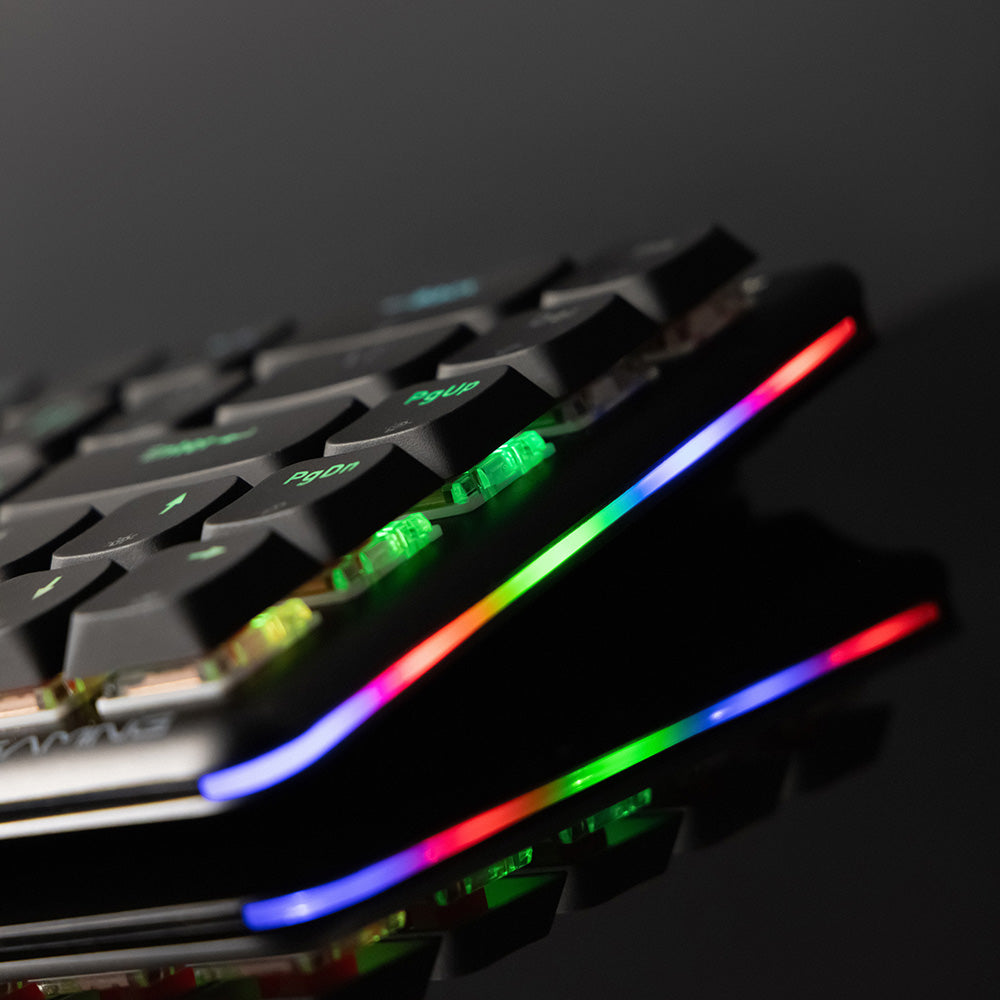 Teclado Gaming Wireless Proove AFK, RGB, BT / Wi-Fi / Com fio, 1.5m, Branco WKAFKEN22002