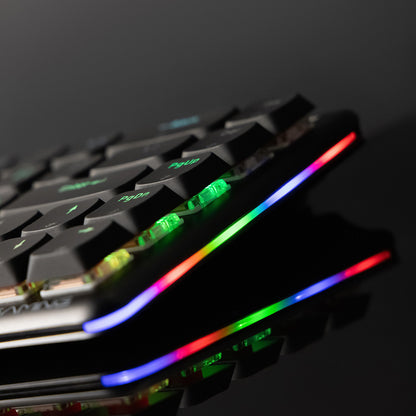 Teclado Gaming Wireless Proove AFK, RGB, BT / Wi-Fi / Com fio, 1.5m, Branco WKAFKEN22002