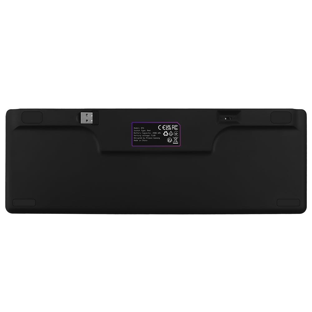 Teclado Gaming Wireless Proove AFK, RGB, BT / Wi-Fi / Com fios, 1.5m, Preto WKAFKEN22001