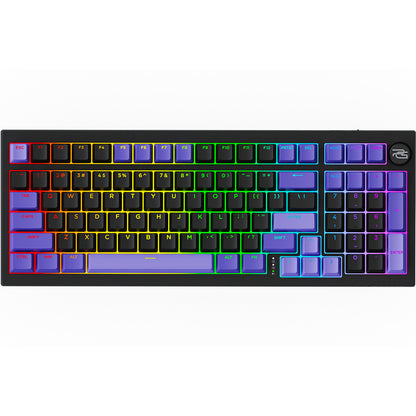 Teclado Gaming Wireless Proove Slicker Pro, RGB, BT / Wi-Fi / Com fio, 1.8m, Preto WKSLPEN22416