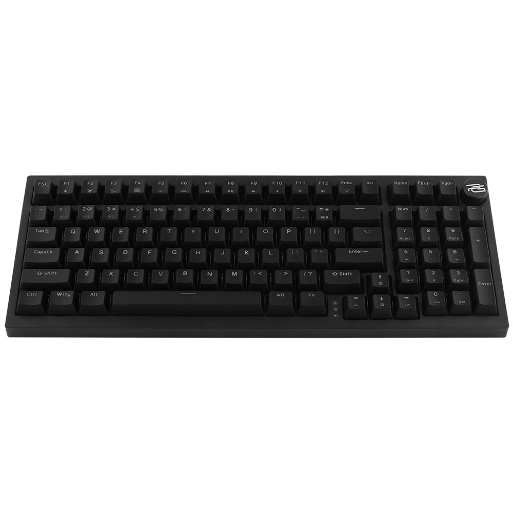 Proove Slicker Wireless Gaming Keyboard, RGB, BT / Wi-Fi / Wired, 1.8m, Black WKSLEN00022401