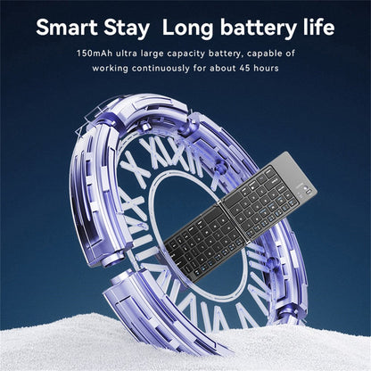 Teclado Dobrável Bluetooth Yesido KB27, Preto