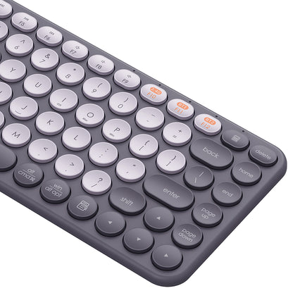 Teclado sem fios Baseus K01A Tri-Mode, BT / Wi-Fi, cinzento B009009555550383333-00