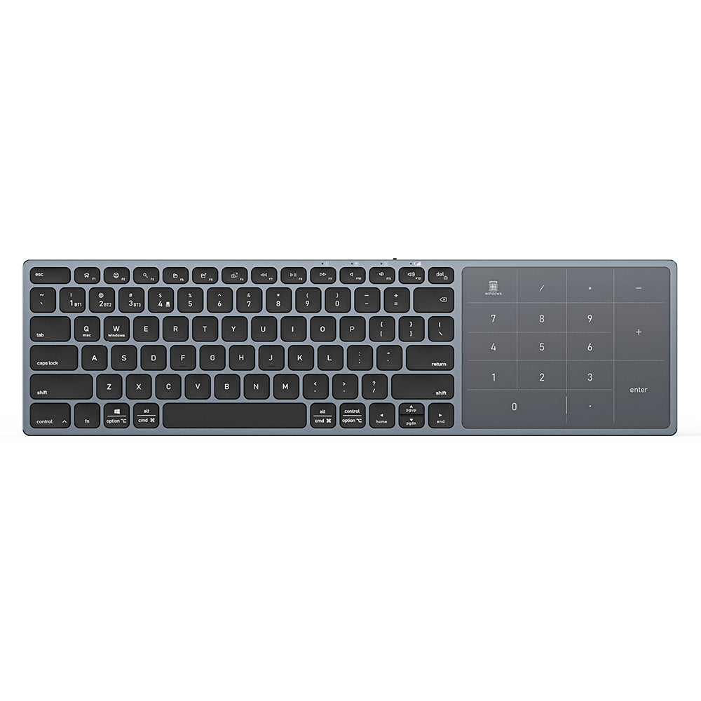 Teclado Wireless DUX DUCIS LK, BT / Wi-Fi, Preto