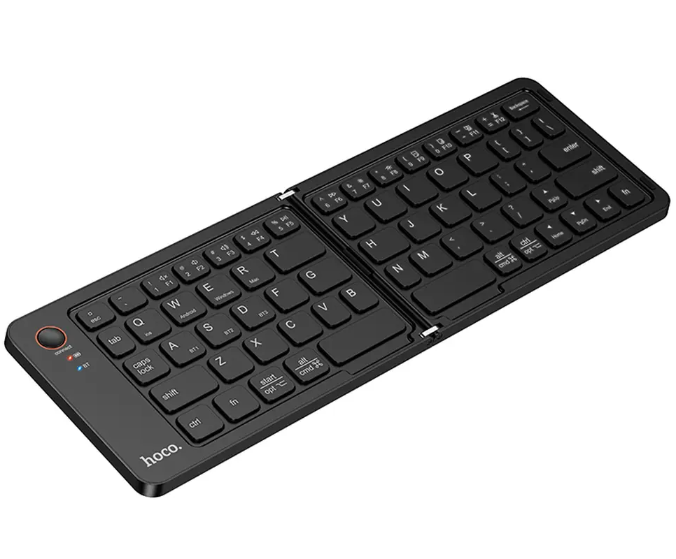 Teclado Dobrável Bluetooth HOCO GM71 Foldable, Preto
