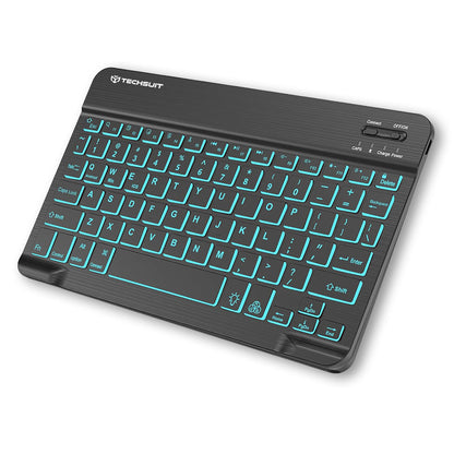 Teclado Wireless Techsuit WK1, RGB, Preto