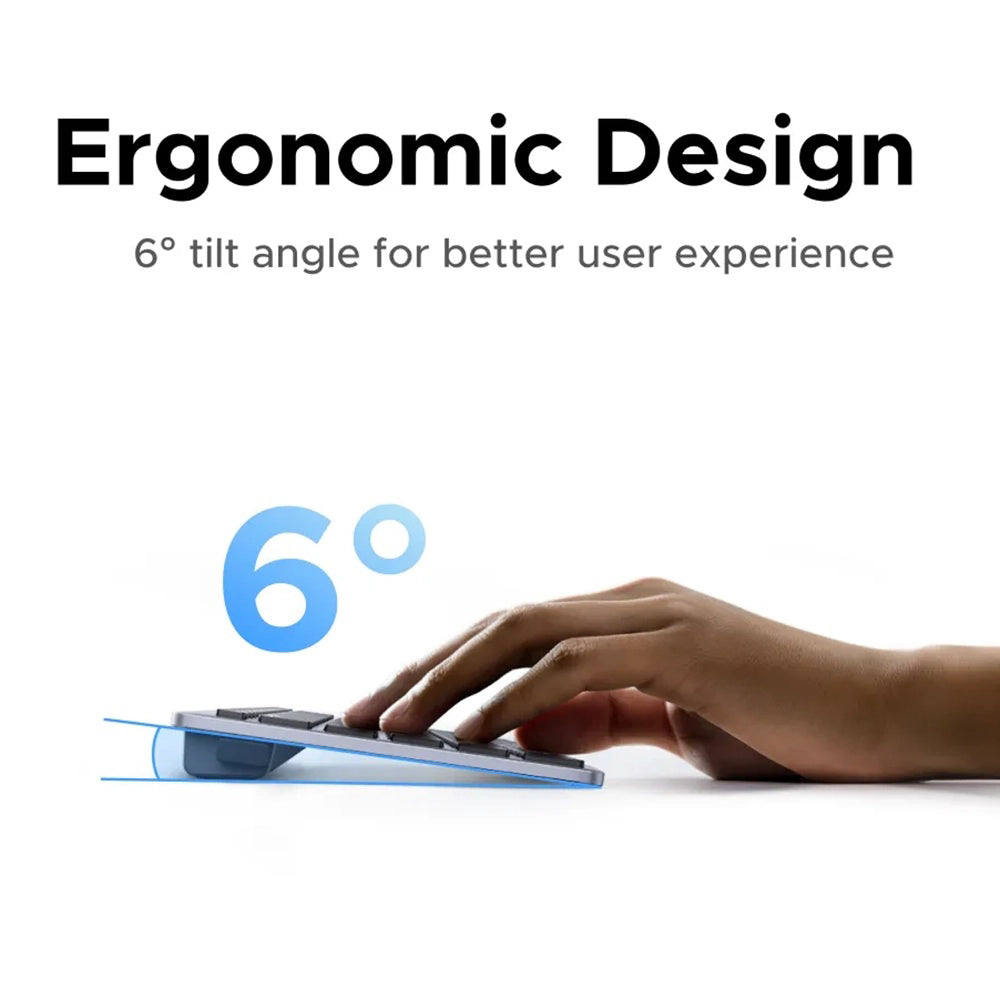 Teclado Wireless UGREEN K552 (75163), BT / Wi-Fi, Preto