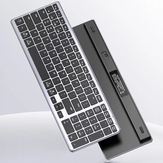 Teclado Wireless UGREEN KU005, BT / Wi-Fi, Cinzento