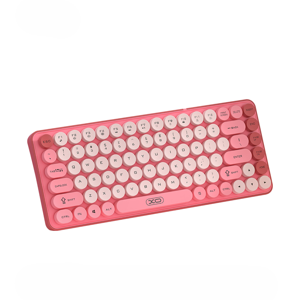 Teclado Sem Fio XO Design KB-12, BT / Wi-Fi, Rosa