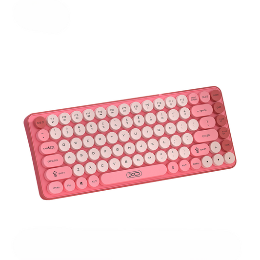 Teclado Sem Fio XO Design KB-12, BT / Wi-Fi, Rosa