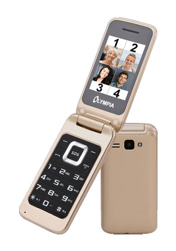 Telefone Móvel Olympia Luna Dual SIM, Gold 2212