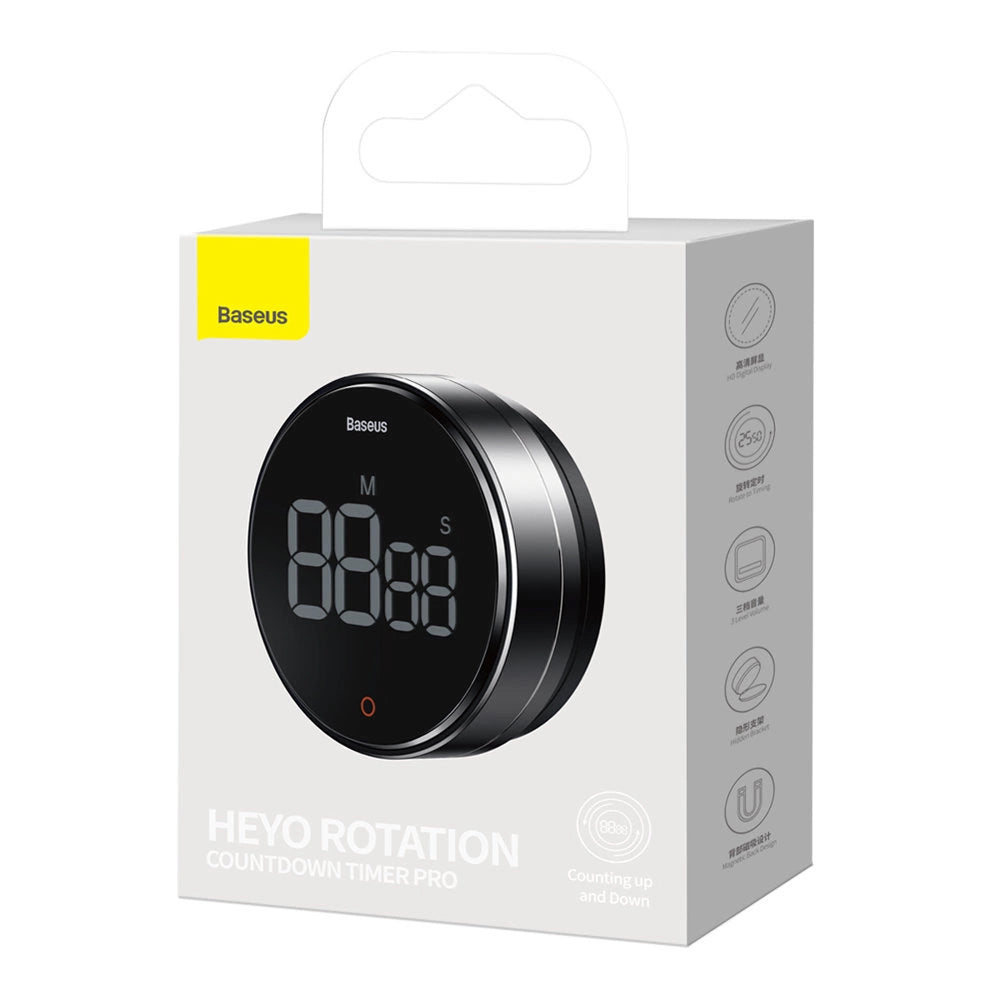 Temporizador Baseus Heyo Rotation Pro, Preto FMDS000013