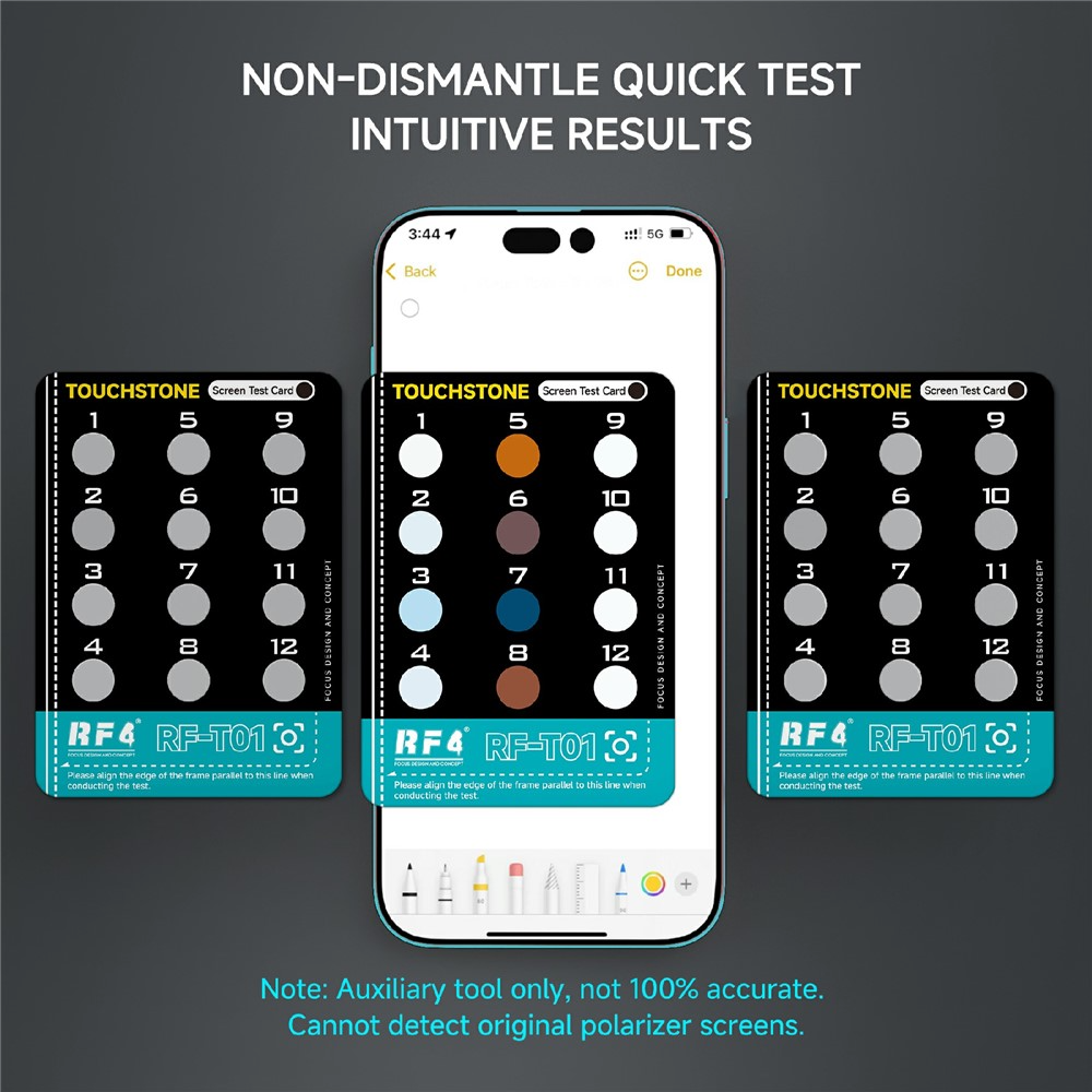 Testador de Polarização de Ecrã RF4 RF-T01 para Apple iPhone 12 - 17 Series