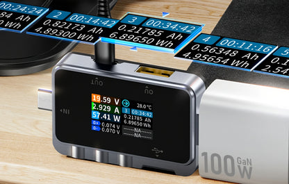 Tester de Serviço Fnirsi FNAC-28, USB-A / USB-C