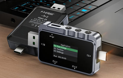 Tester de Serviço Fnirsi FNAC-28, USB-A / USB-C