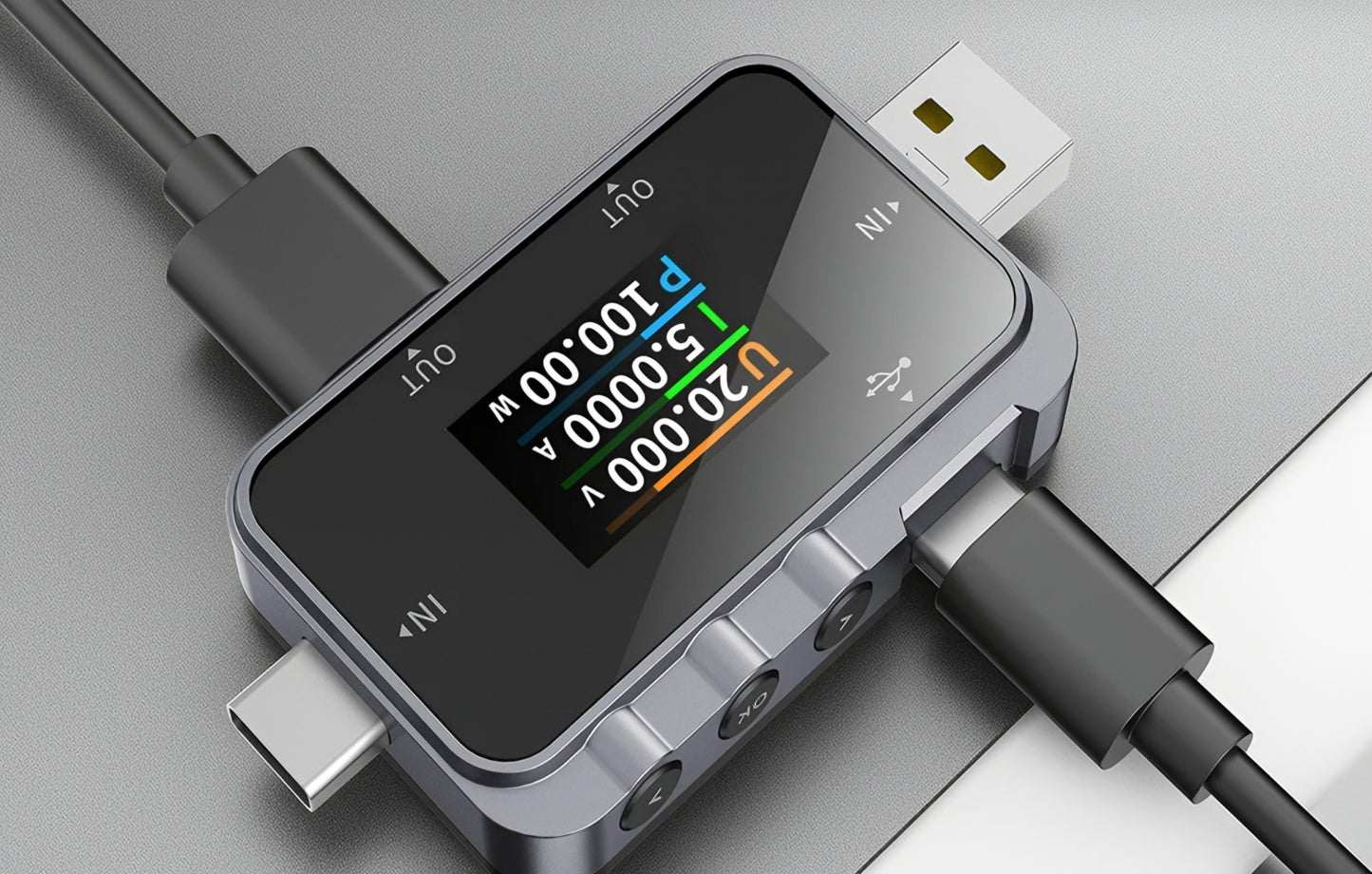 Tester de Serviço Fnirsi FNAC-28, USB-A / USB-C