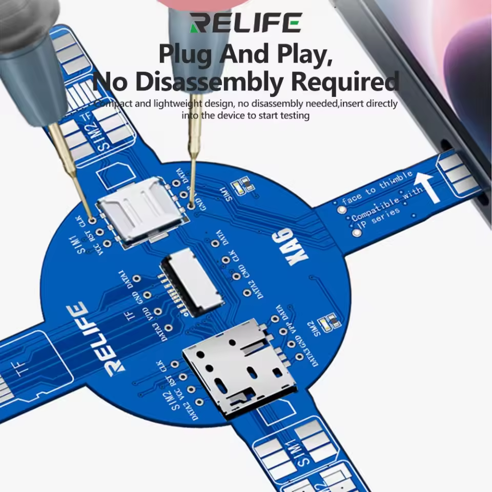 Tester Service Relife XA6 Dual para Cartão SIM / Cartão de Memória