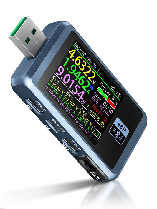 Testador de Voltagem Fnirsi FNB48P, 156W, 24V