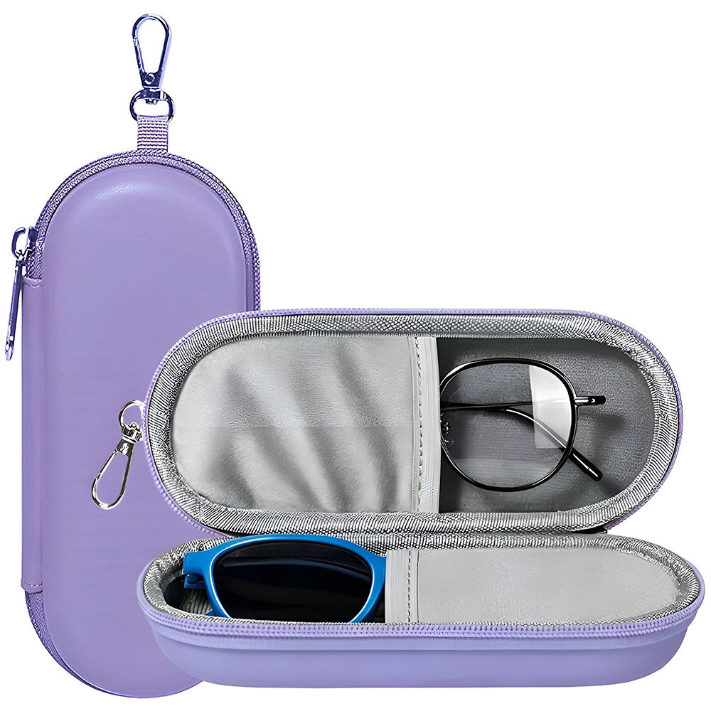 Estojo para Óculos Techsuit ETJ3, 165mm x 65mm x 40mm, Violeta