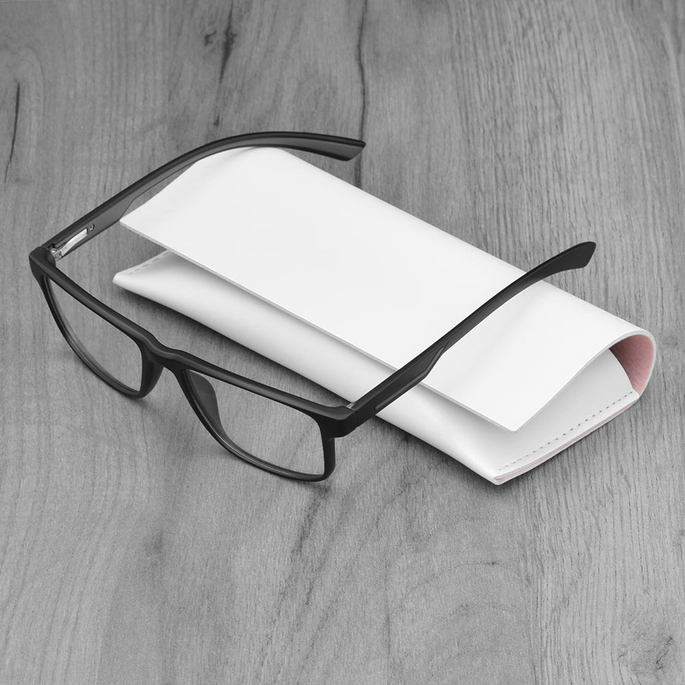 Estojo para Óculos Techsuit TRGC-01, 170mm x 80mm x 35mm, Branco