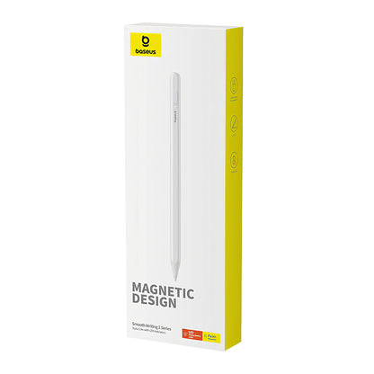 Caneta tátil Baseus Smooth Writing 2 Magnetic Series para Apple iPad, Versão ativa, Branco P8001580222213-02 