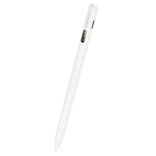 Touch Pen Borofone BG101 para Apple iPad Series, Versão Ativa, Branco