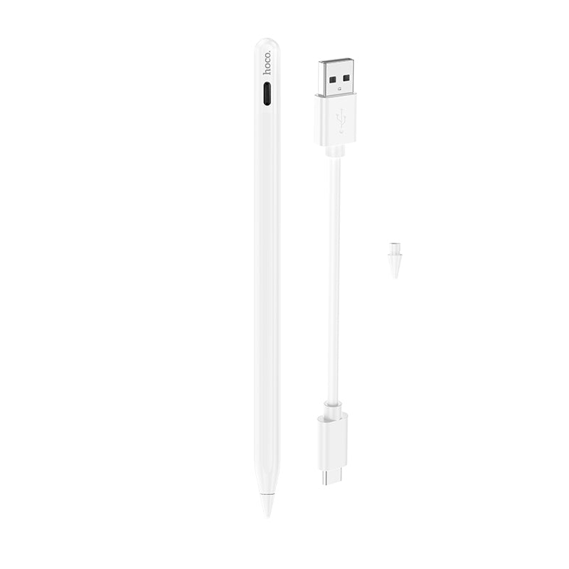 Caneta tátil HOCO GM112 para Apple iPad, branco 