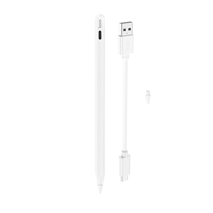 Caneta tátil HOCO GM112 para Apple iPad, branco 