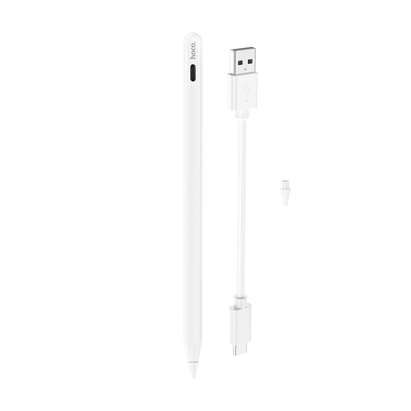 Caneta tátil HOCO GM113 para Apple iPad, branco 