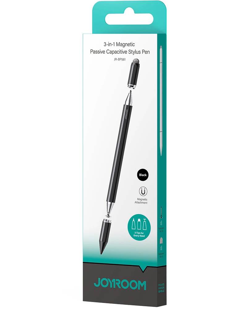 Caneta Touch Joyroom JR-BP561 3em1, Preto