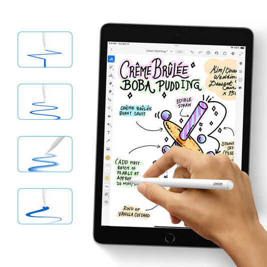 Caneta Touch Joyroom JR-X9S Pro para Apple iPad, Versão Ativa, Branco