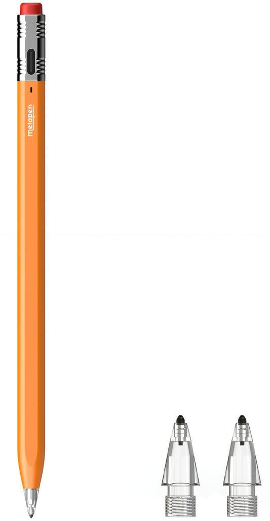 Caneta Touch Metapen Air8 Pro X para Apple iPad, Versão Ativa, Laranja ME-APP172