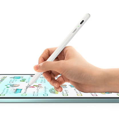Caneta Touch Metapen Air8 Pro para Apple iPad, Versão Ativa, Branco ME-APP172