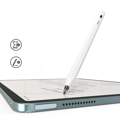 Caneta Touch Metapen Air8 Pro para Apple iPad, Versão Ativa, Branco ME-APP172