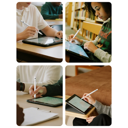 Caneta Touch Metapen Air8 Pro para Apple iPad, Versão Ativa, Branco ME-APP172