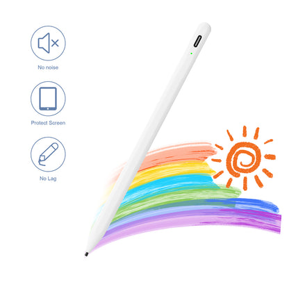 Touch Pen Techsuit A580S para Apple iPad, Versão Ativa, Branco