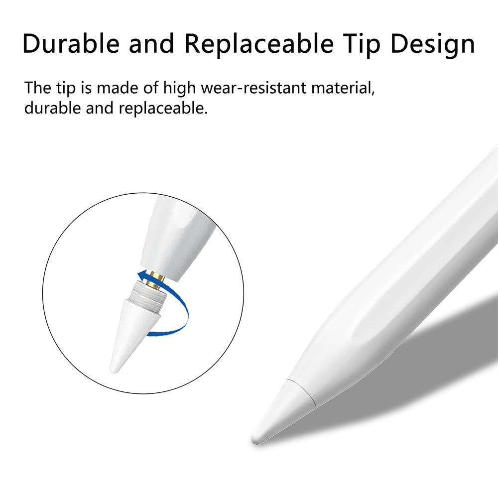 Touch Pen Techsuit AC10-CP para Apple iPad, Versão Ativa, Branco