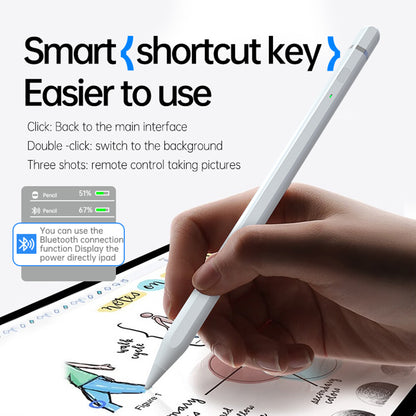 Touch Pen Techsuit AP01 Pro para Apple iPad, Versão Ativa, Branco