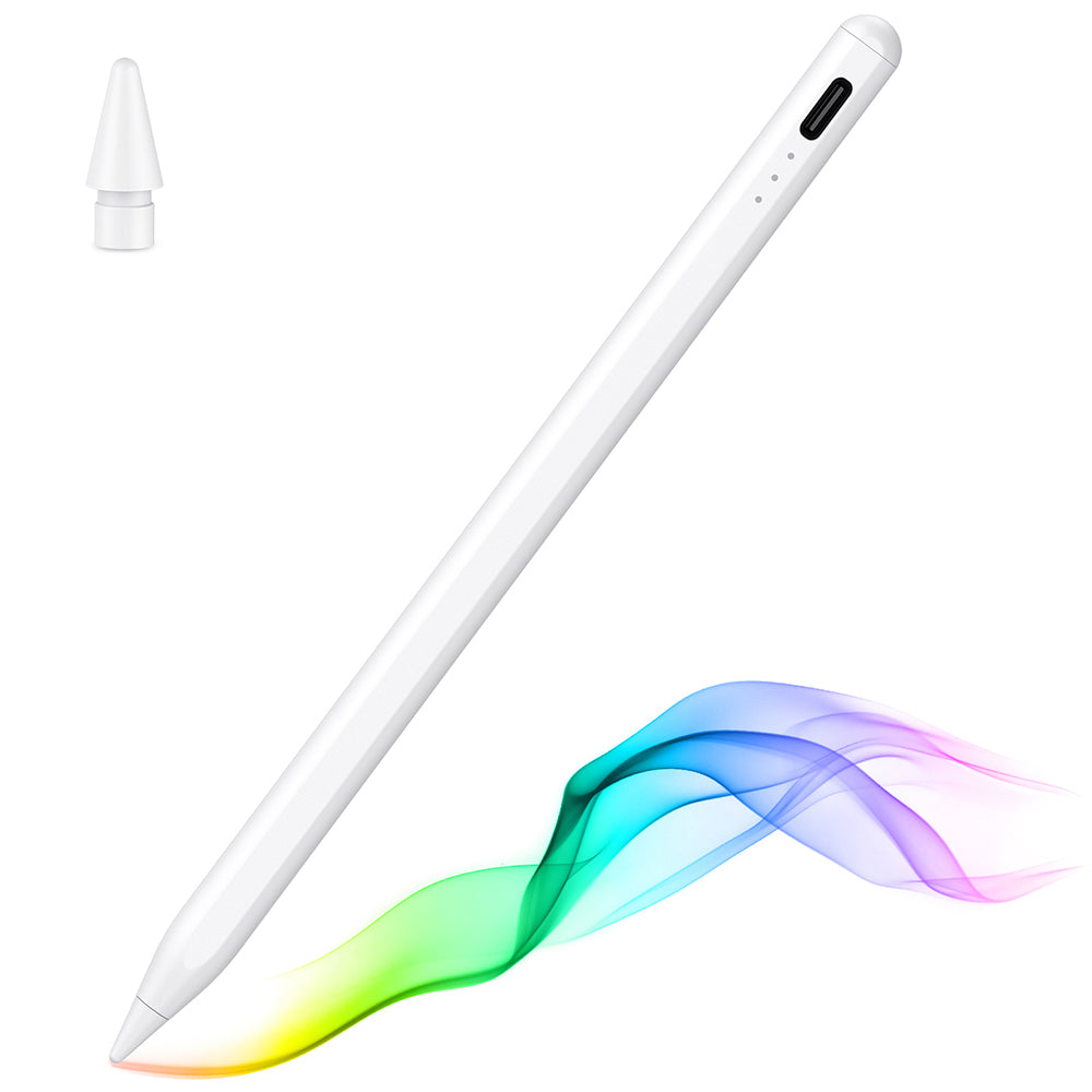 Touch Pen Techsuit JA04 para Apple iPad, Versão Ativa, Branco