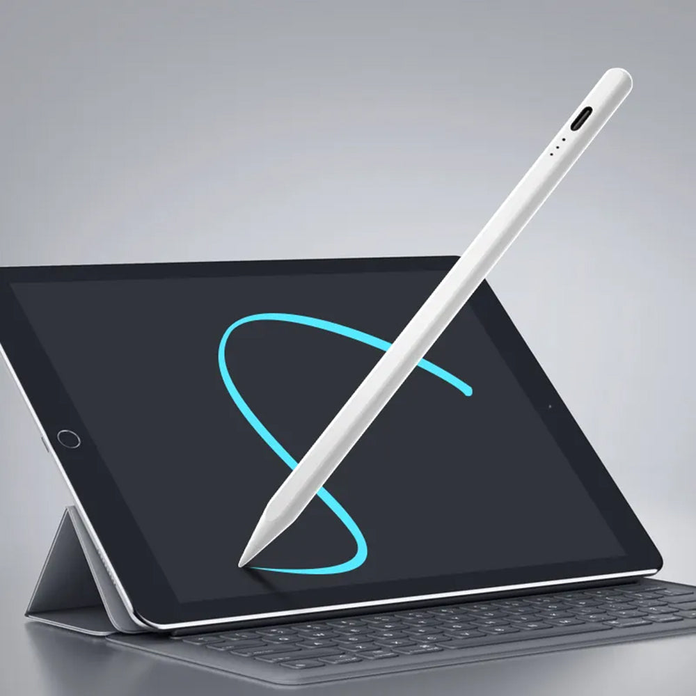 Touch Pen Techsuit JA04 para Apple iPad, Versão Ativa, Branco