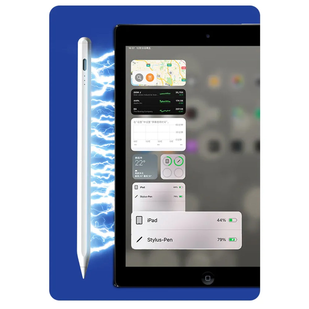 Touch Pen Techsuit JA04 para Apple iPad, Versão Ativa, Branco