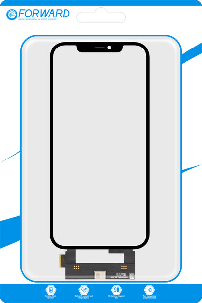 Touchscreen Forward Guard OCA para Apple iPhone 12 Pro Max, Preto