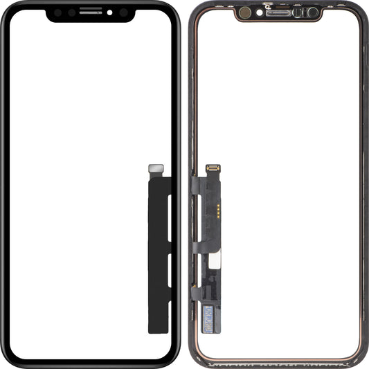 Touchscreen Forward Guard OCA para Apple iPhone XR, Versão IC, Preto
