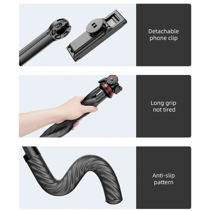 Tripé 1/4inch Techsuit C02, Preto