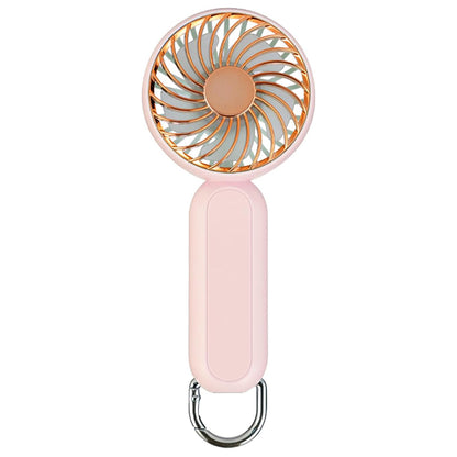 Ventilador Portátil Techsuit A217, Rosa Dourado