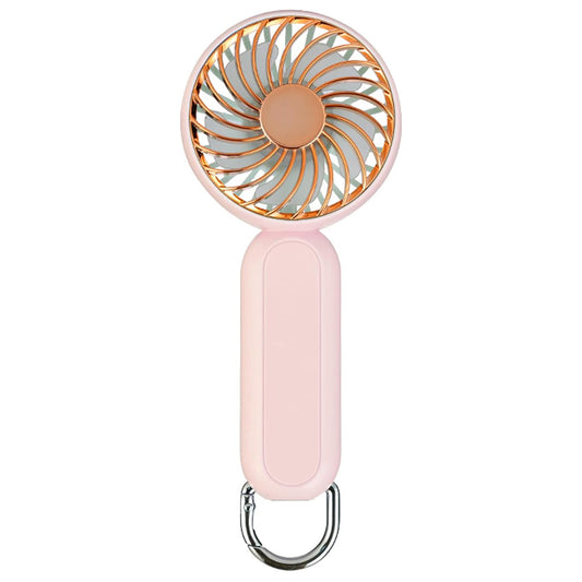 Ventilador Portátil Techsuit A217, Rosa Dourado