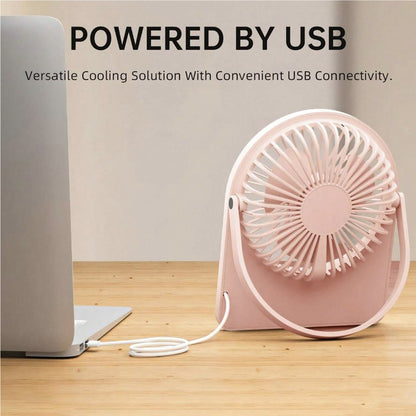 Techsuit CT-108 Portable Fan, Blue